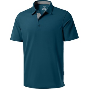 image:imageMens Golf Polo Shirts Dry Fit Moisture Wicking Performance Short Sleeve  Regular Fit 3 Button Collared Shirts Sun Protection Lightweight Breathable Pique Fabric Athletic Work Smart Casual PoloAreflecting Pond